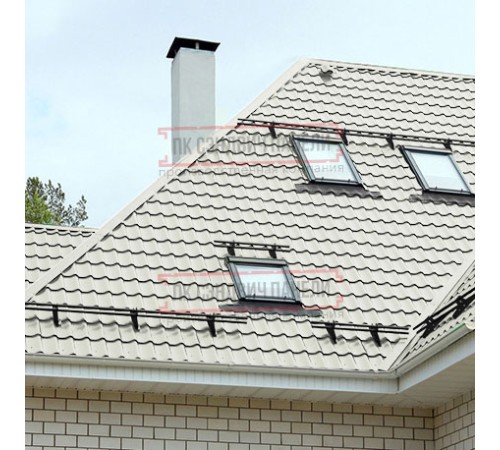 Металлочерепица Супермонтеррей RAL9002 Norman-0.5