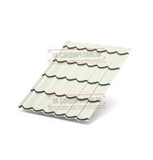 Металлочерепица Ламонтерра X RAL9010 Полиэстер-0.5