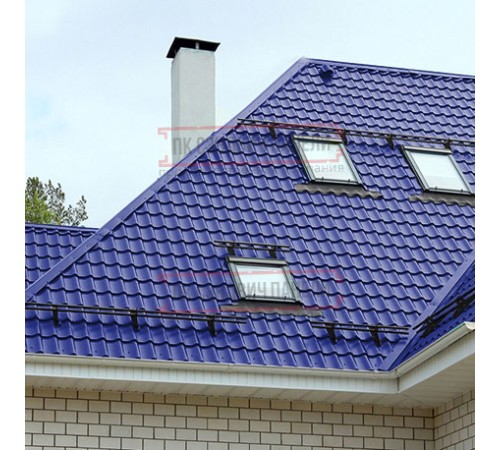 Металлочерепица Супермонтеррей RAL5002 Norman-0.5