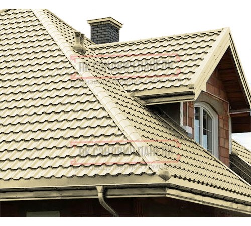 Металлочерепица Трамонтана-S RAL1014 Norman-0.5