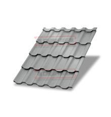 Металлочерепица Трамонтана-ML RAL9006 Norman-0.5