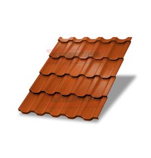 Металлочерепица Трамонтана-XL Copper/Copper AGNETA-20-0.5