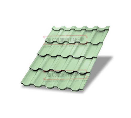 Металлочерепица Трамонтана-SL RAL6019 Norman-0.5