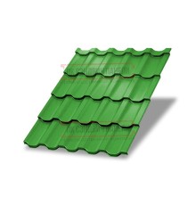 Металлочерепица Трамонтана-S RAL6018 Norman-0.5