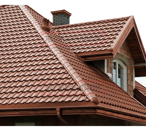 Металлочерепица Трамонтана-SL RAL8004 Viking E-0.5