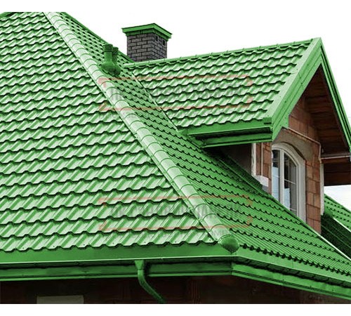 Металлочерепица Трамонтана-M RAL6018 Norman-0.5