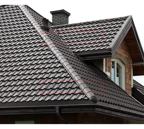 Металлочерепица Трамонтана-XL RR32 Призма-0.5