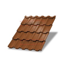 Металлочерепица Трамонтана-S Argillite PURMAN-0.5