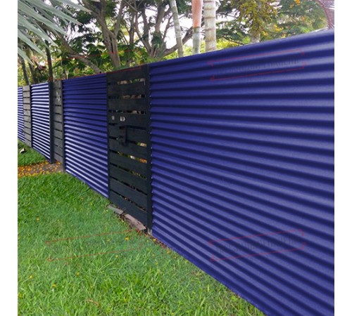 Профилированный лист МП18х1100 Полиэстер RAL-5002-0.7