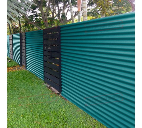 Профилированный лист МП18х1100 Полиэстер RAL-5021-0.45