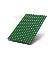 Профилированный лист МП18х1100 Полиэстер RAL-6002-0.45