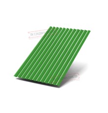 Профилированный лист МП18х1100 Полиэстер RAL-6018-0.5