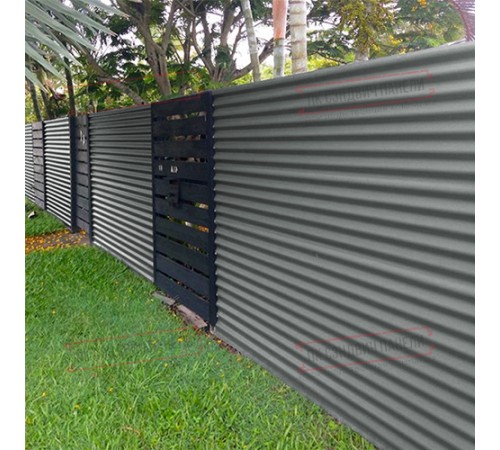 Профилированный лист МП18х1100 Полиэстер RAL-7005-0.45