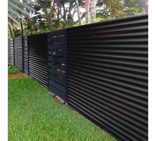 Профилированный лист МП18х1100 Викинг RAL-9005-0.45