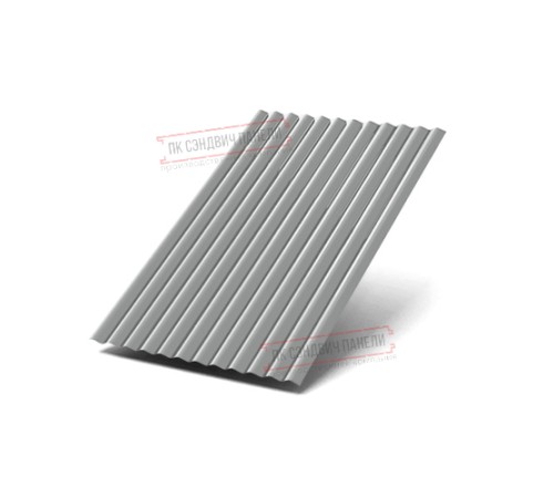 Профилированный лист МП18х1100 Полиэстер RAL-9006-0.45