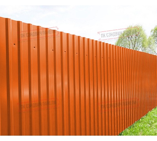 Профилированный лист МП20х1100 Полиэстер RAL-2004-0.45