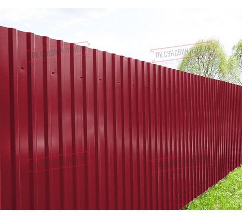 Профилированный лист МП20х1100 Полиэстер RAL-3003-0.45