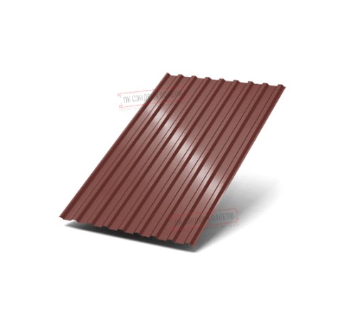 Профилированный лист МП20х1100 Полиэстер RAL-3009-0.45