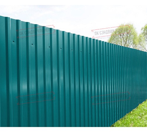 Профилированный лист МП20х1100 Полиэстер RAL-5021-0.4