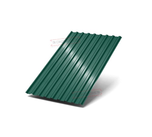 Профилированный лист МП20х1100 Полиэстер RAL-6005-0.4