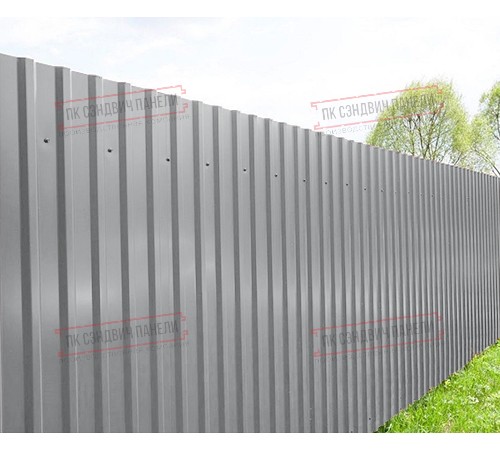 Профилированный лист МП20х1100 Полиэстер RAL-7004-0.45