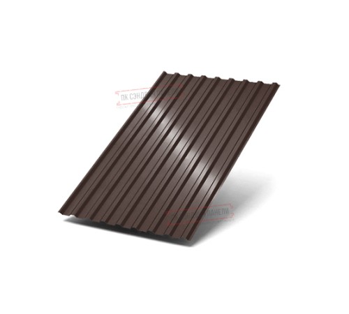 Профилированный лист МП20х1100 Полиэстер двусторонний RAL-80178017-0.45