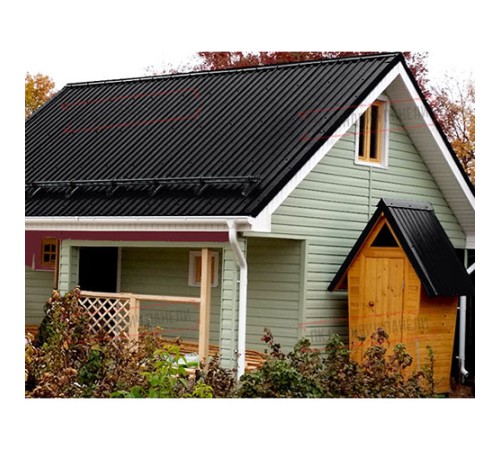 Профнастил МП20-1100 Viking E RAL-9005-0.5