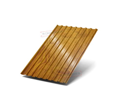 Профилированный лист МП20х1100 ECOSTEEL_T-ЗолотойДуб-0.5