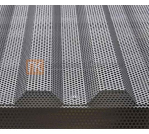 Перфорированный профнастил Т18DR-0,5 Алюцинковый