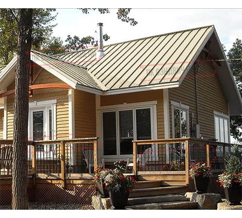 Профнастил ММ35-1000 Пластизол RAL1015-0.5