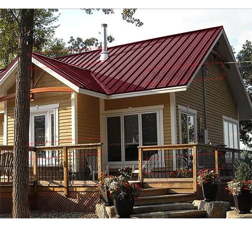 Профнастил ММ35-1000 Viking RAL3005-0.45