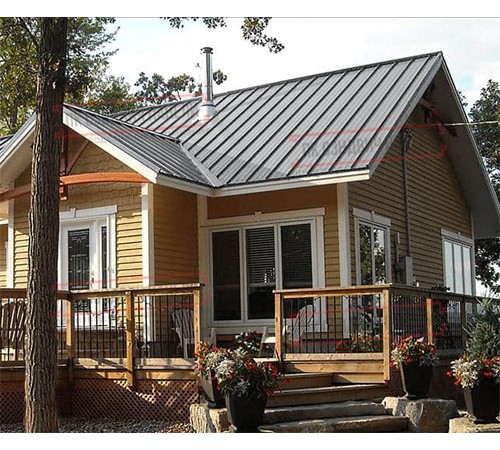 Профнастил ММ35-1000 Полиэстер RAL7004-0.5