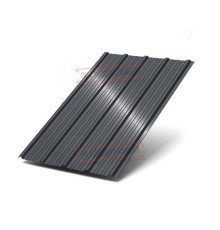 Профнастил ММ35-1000 Norman RAL7024-0.5