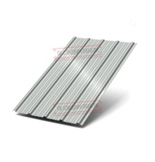 Профнастил ММ35-1000 Полиэстер RAL7035-0.5