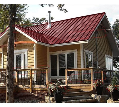 Профнастил ММ35-1000 Полиэстер RAL3011-0.4