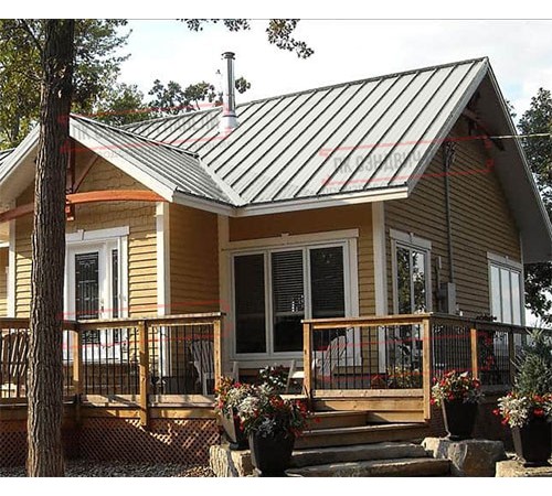 Профнастил ММ35-1000 Полиэстер RAL9002-0.5