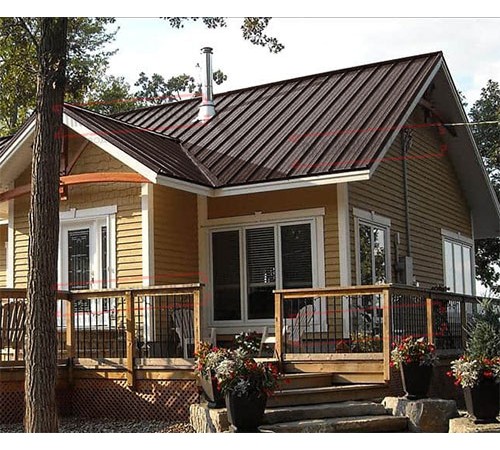 Профнастил ММ35-1000 Полиэстер RAL8017-0.7