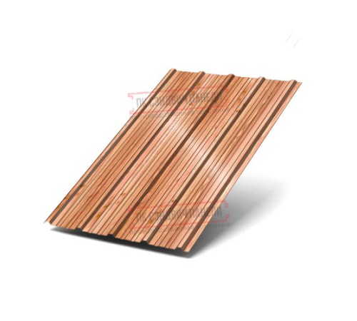 Профнастил ММ35-1000 ECOSTEEL_T Кедр-0.5