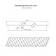Профилированный лист МП10х1100 Оцинкованный-СТ-0.35