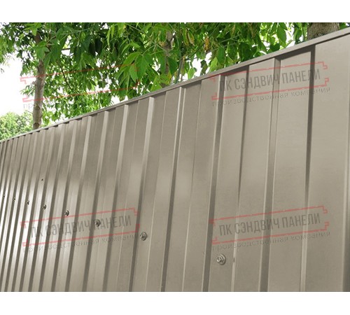 Профилированный лист МП10х1100 Полиэстер RAL1035-0.45