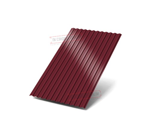 Профилированный лист МП10х1100 Полиэстер RAL3005-0.4