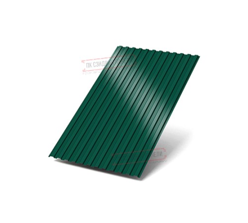 Профилированный лист МП10х1100 Полиэстер RAL6005-0.45