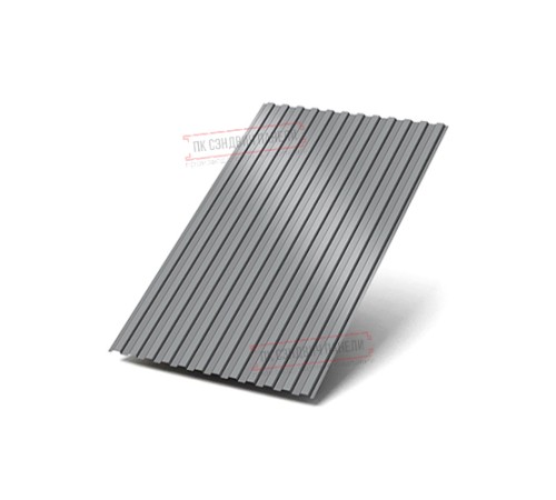 Профилированный лист МП10х1100 Полиэстер RAL7004-0.7