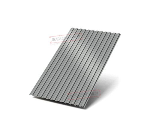 Профилированный лист МП10х1100 Полиэстер RAL9006-0.45