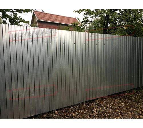 Профилированный лист МП10х1100 Оцинкованный-СТ-0.35