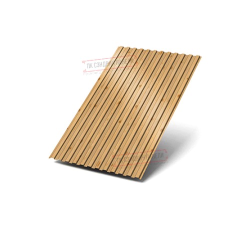 Профилированный лист МП10х1100 ECOSTEEL-Сосна-0.5