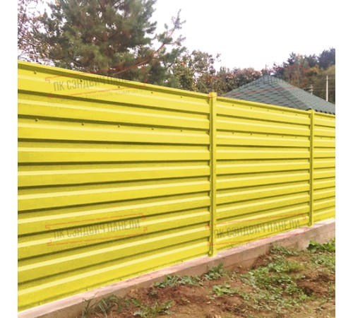 Профилированный лист МП35-1035 Полиэстер RAL-1018-0.5