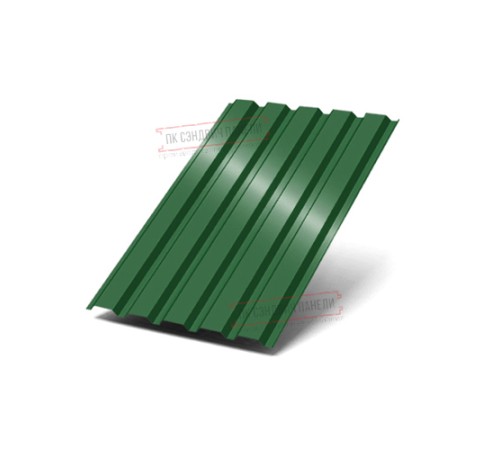Профнастил МП35-1035 Полиэстер RAL-6002-0.45