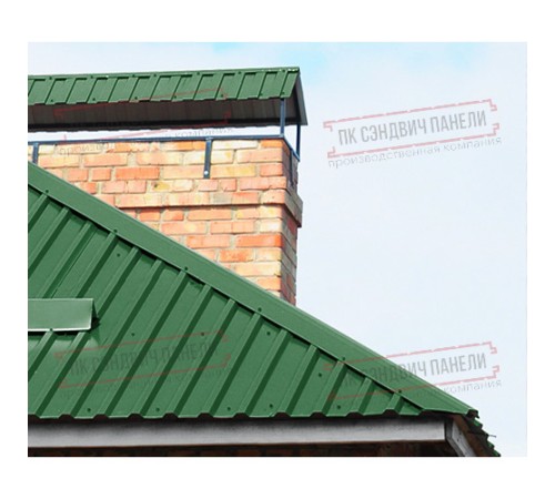 Профнастил МП35-1035 Полиэстер RAL-6002-0.45