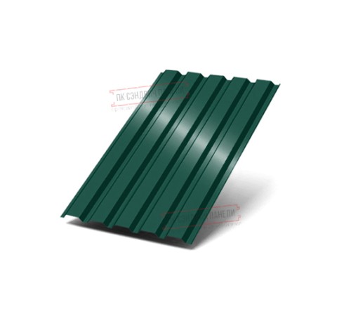 Профнастил МП35-1035 Полиэстер RAL-6005-0.45